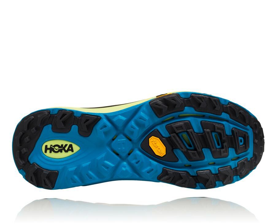 Hoka Australia One One Mafate Speed 2 - Mens Trail Shoes Black/Blue - SMNCP-0912